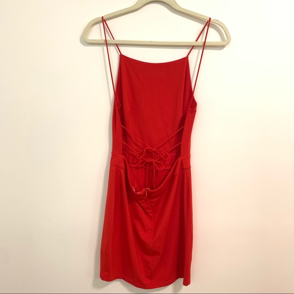 Revolve By the Way Red Mini Dress M - Picture 2 of 4